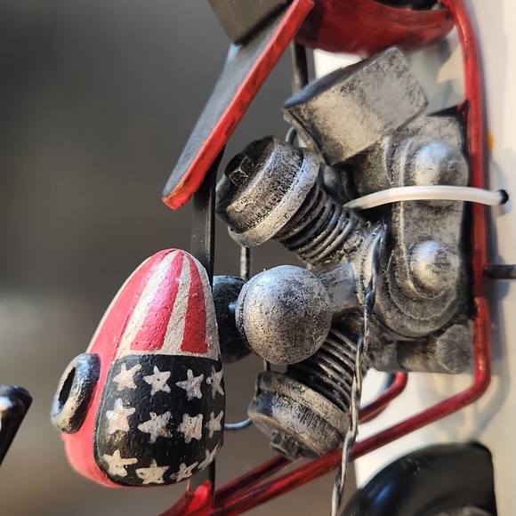 Metal Model Motorcycle, Stars & Stripes - Picture 9 of 17